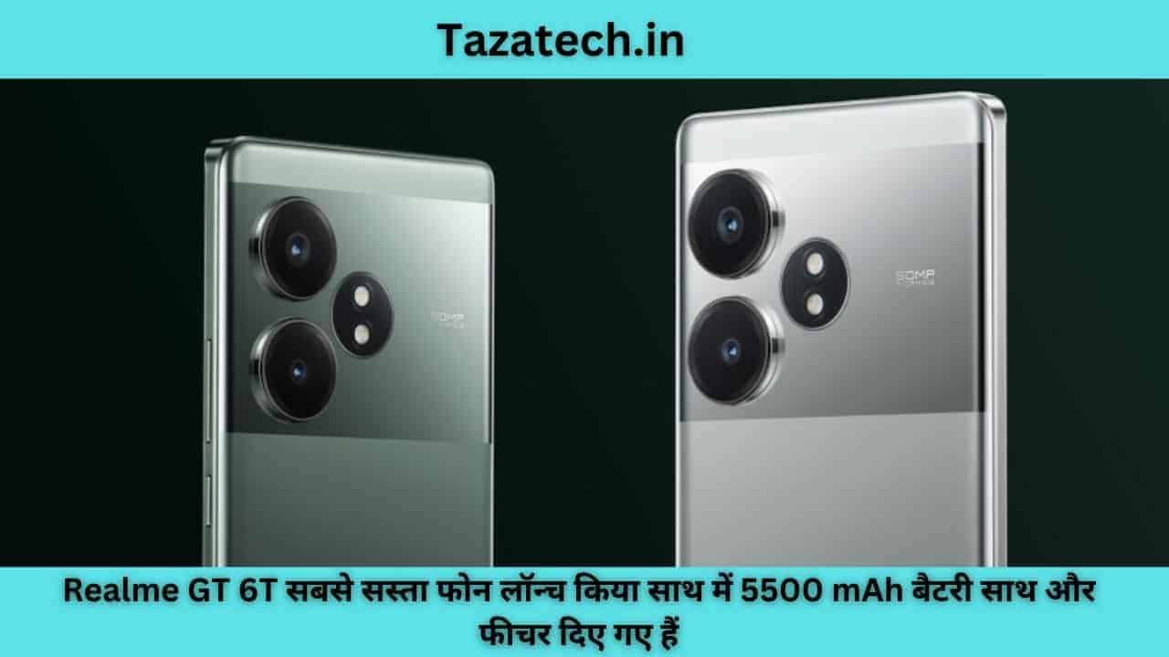 Realme GT 6T Phone Launching date in 2024